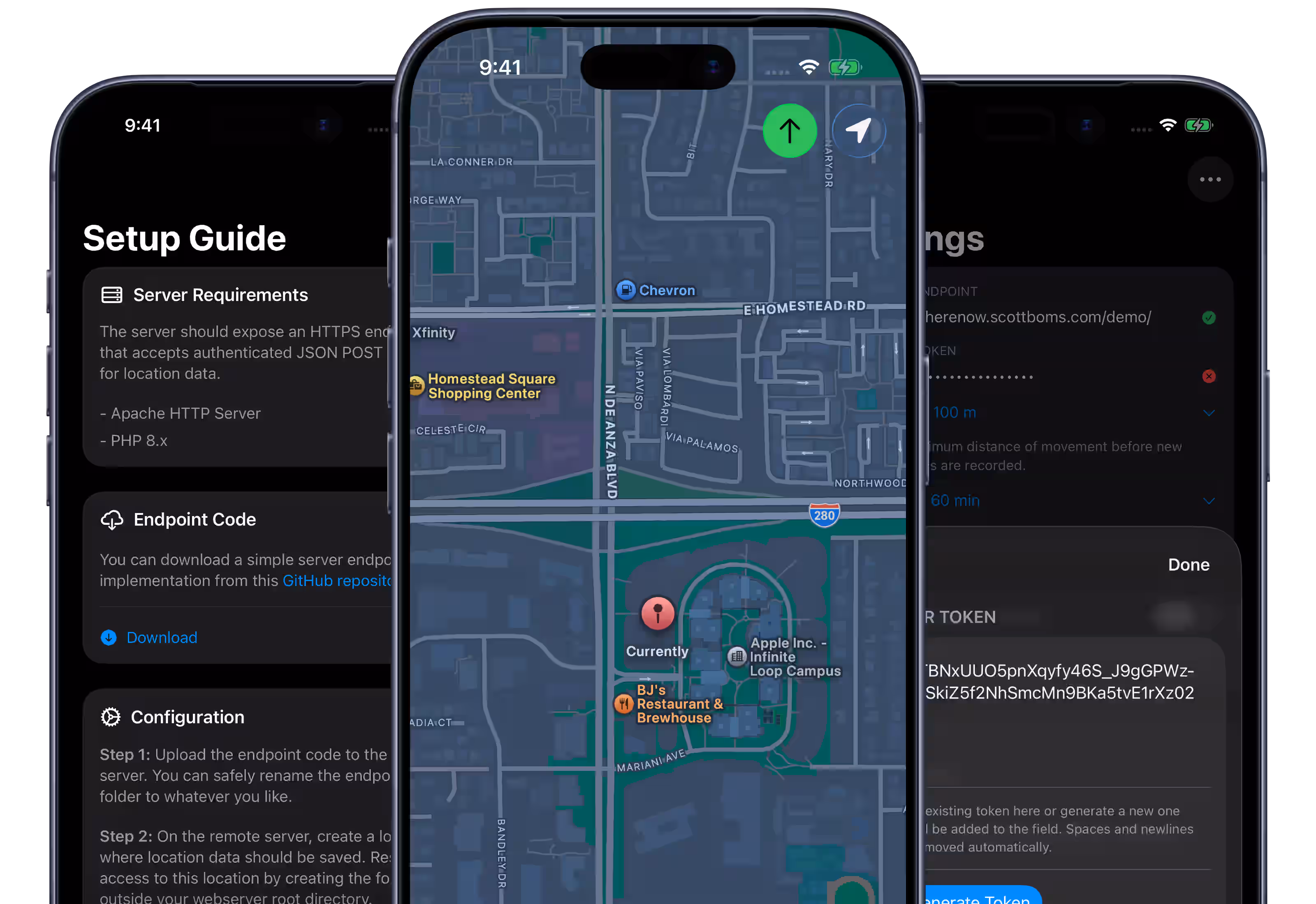 Where Now? app screenshots